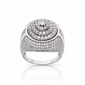 996451 | 925 Silver Moissanite Rhodium Ring