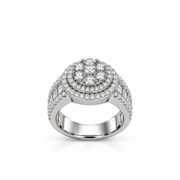 9911661 | 925 Moissanite Rhodium Ring