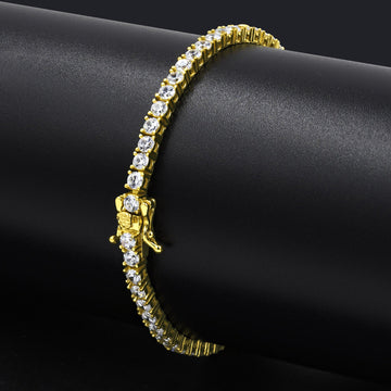SPARKLE 925 SILVER TENNIS 4MM BRACELET I 929462