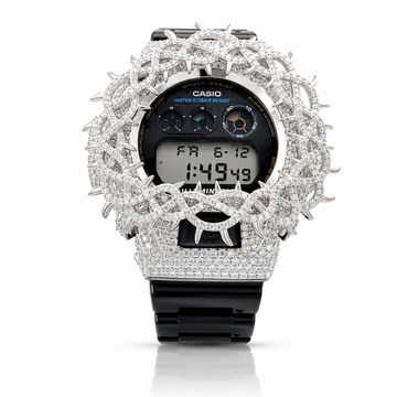 590291 | 925 Silver Moissanite G-Shock Watch