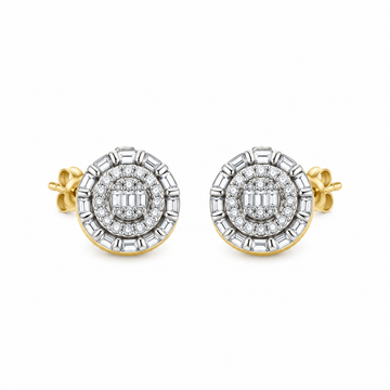 9911912 | 925 Moissanite Gold Earring