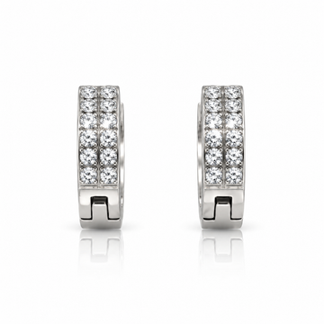 9312911 | Steel Moissanite Rhodium Earring