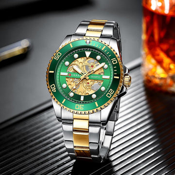 INVITANTE METAL CURREN ICED OUT WATCH I 5513522