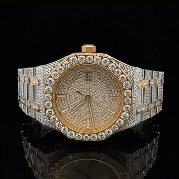 CONCORDE STEEL TWO TONE GOLD MOISSANITE WATCH ICED OUT I 5900242