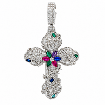 916831 | Brass Rhodium Pendant