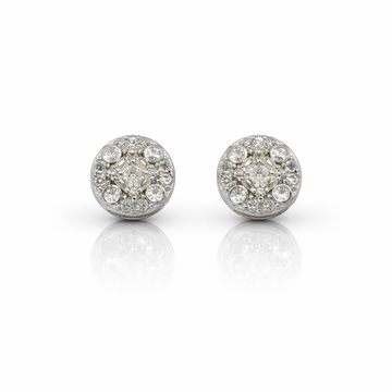 999671 | 925 Moissanite Rhodium Earring