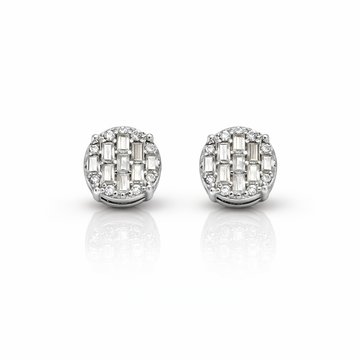 999521 | 925 Moissanite Rhodium Earring