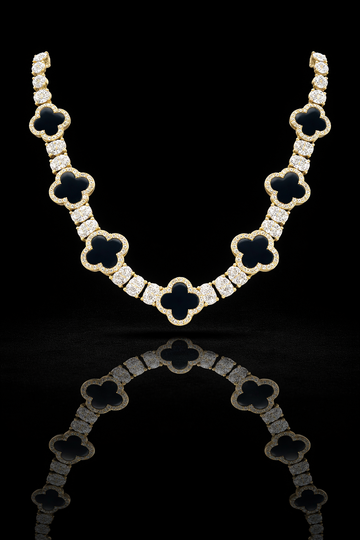963852 | CZ Brass Gold Chain