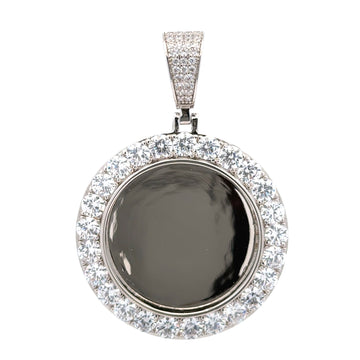 916531 | Brass Rhodium Pendant