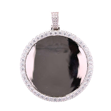 916631 | Brass Rhodium Pendant