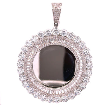 916641 | Brass Rhodium Pendant
