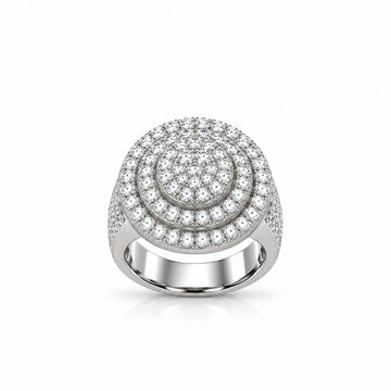 9911721 | 925 Moissanite Rhodium Ring
