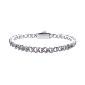ZANO 6MM CZ BRASS ICED OUT BRACELET I 963581