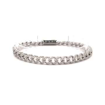 QUINOXITE 8MM 925 CZ CUBAN BRACELET | 9221931