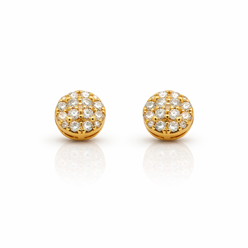 999502 | 925 Moissanite Gold Earring