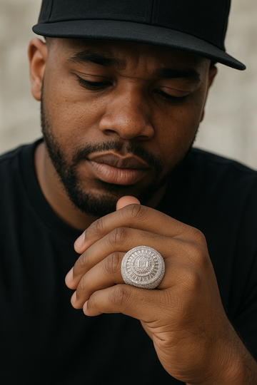 KIAN | 925 Silver Moissanite Lab Diamond Ring | 997331