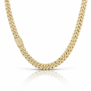 OPULENT 10 MM 925 MOISSANITE CUBAN CHAIN | 991042
