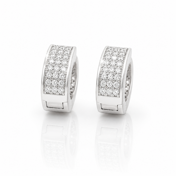 9911191 | Moissanite Rhodium Earrings