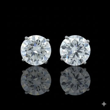 ELWA 4.0 CTW 925 MOISSANITE ICED OUT EARRING | 991031