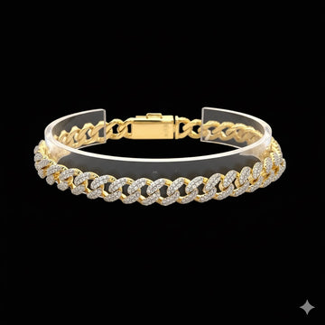 WIZARD 8MM MOISSANITE ICED OUT BRACELET I 991552