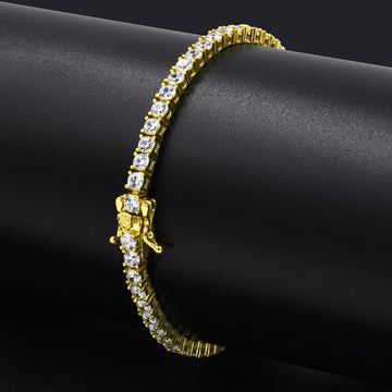 SPARKLE 925 SILVER TENNIS 3MM BRACELET I 929822
