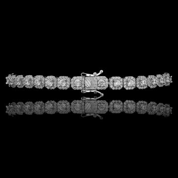 SEER SILVER MOISSANTE 6MM BRACELET | 991531