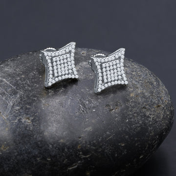 CONCAVE SCREW BACK EARRINGS | 9216111