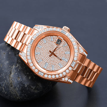 MAJESTY STEEL CZ HIP HOP WATCH | 530485