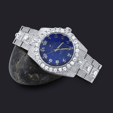 NIGHT SPARKLER HIP HOP METAL WATCH I 5630156