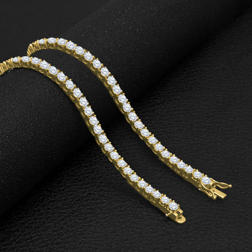 SPARKLE 4MM 925 SILVER TENNIS CHAIN I 928552
