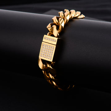 URBANE 18MM CZ Cuban Bracelet | 938842