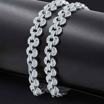 AKIN BRASS ICED OUT CHAIN I 963221
