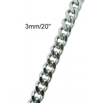 Men`s Stainless Steel Cuban Chain D94101