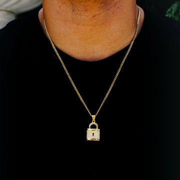 ICE LOCK Steel Micro Necklace Hip Hop | 937B