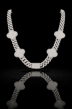 963891 | CZ Brass Rhodium Chain