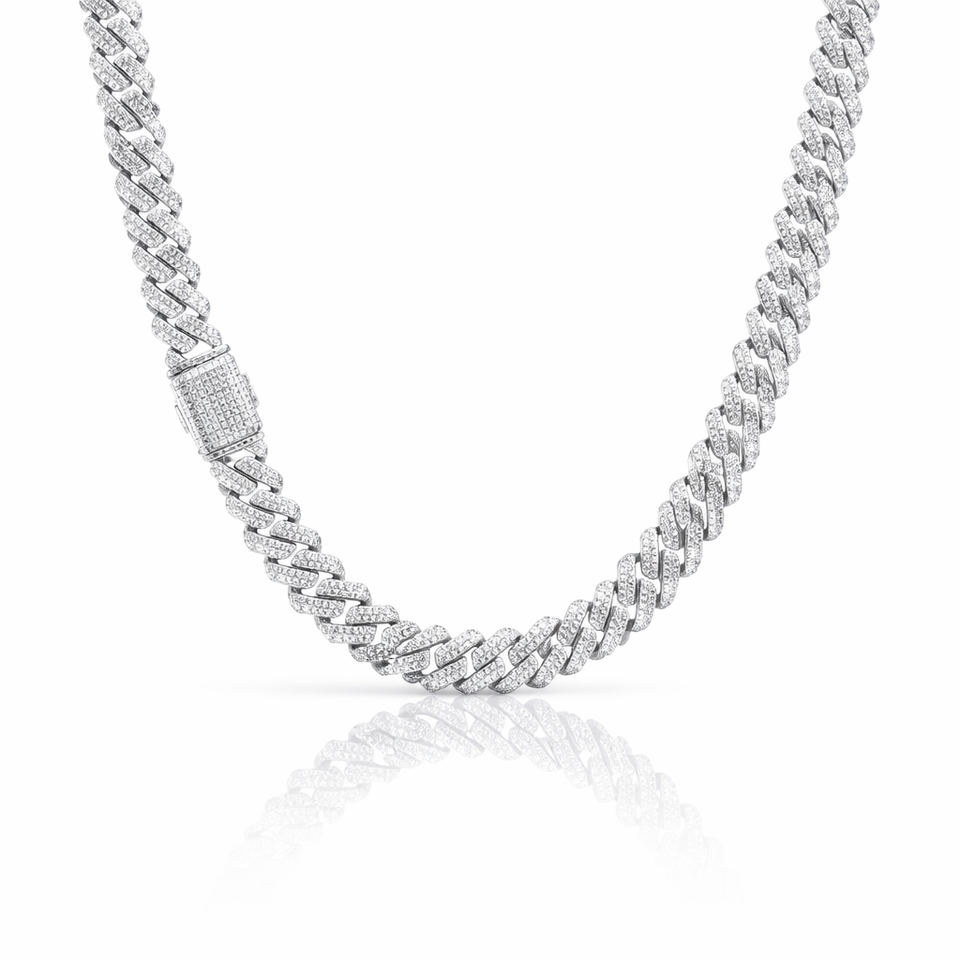 KRAUTROCK 925 SILVER 12MM CUBAN CHAIN| 9221161