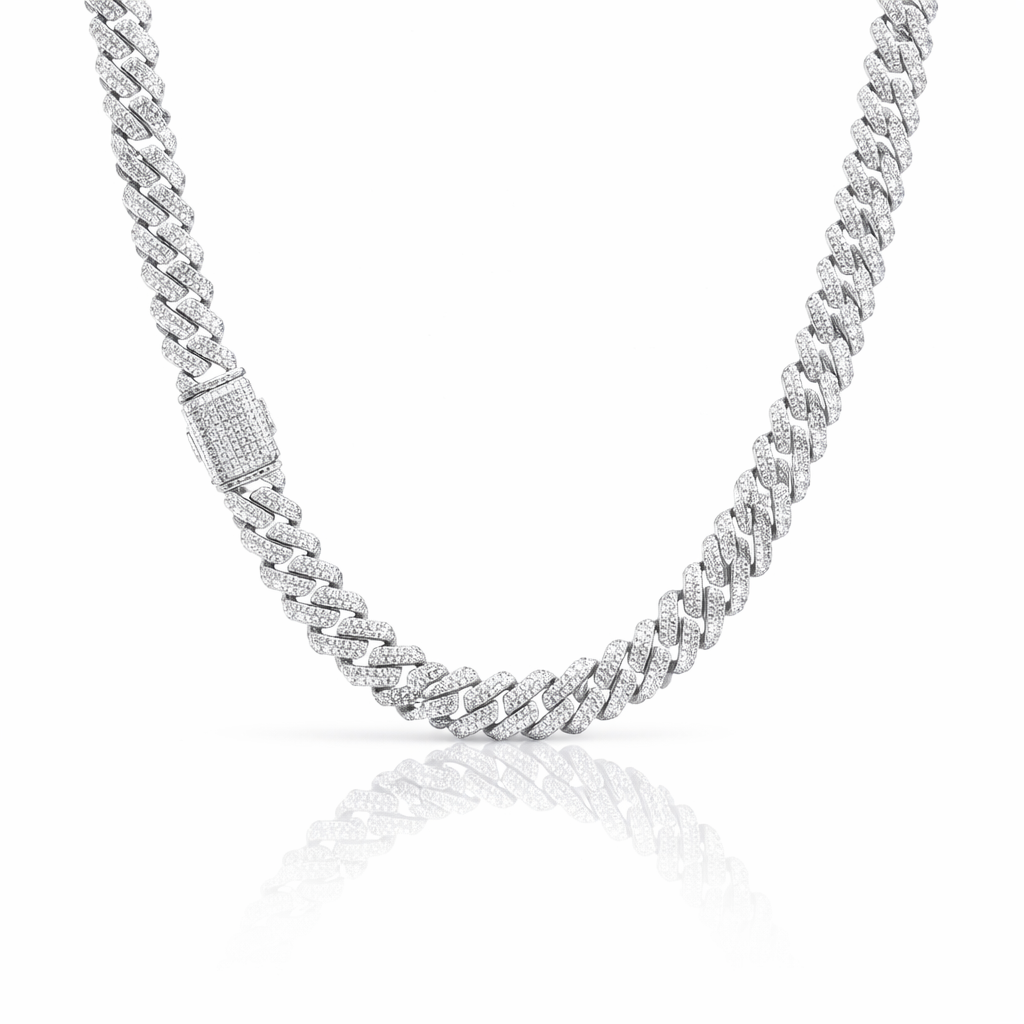 KRAUTROCK 925 SILVER 12MM CUBAN CHAIN| 9221161