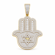 9912101 | 925 Silver Moissanite White Gold Pendant