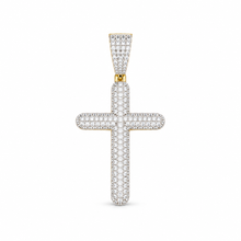 9912211 | 925 Silver Moissanite White Gold Pendant