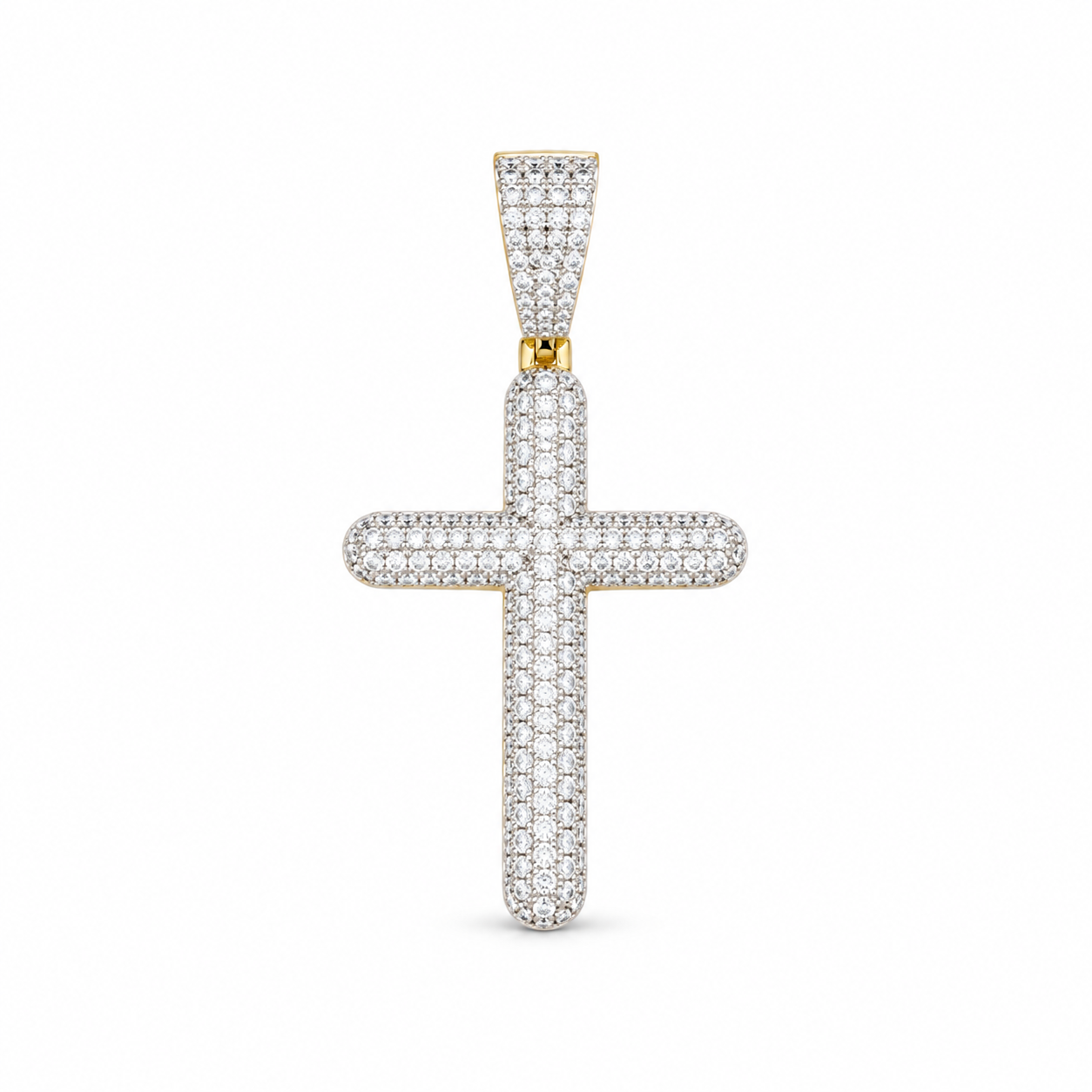 9912211 | 925 Silver Moissanite White Gold Pendant
