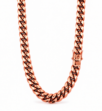 9310185 | 8mm Steel Rose Gold Chain