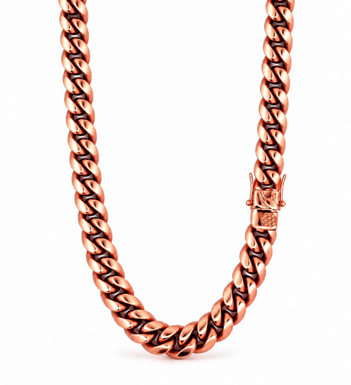 9310215 | 10mm Steel Rose Gold Chain