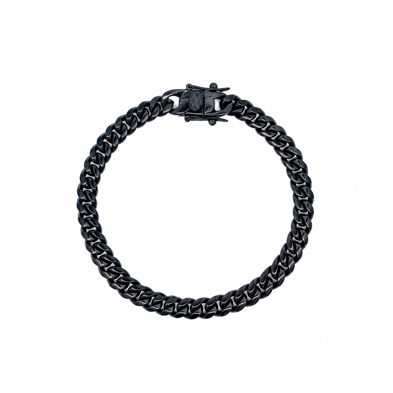 9310463 | Steel Black 6mm 8" Bracelet