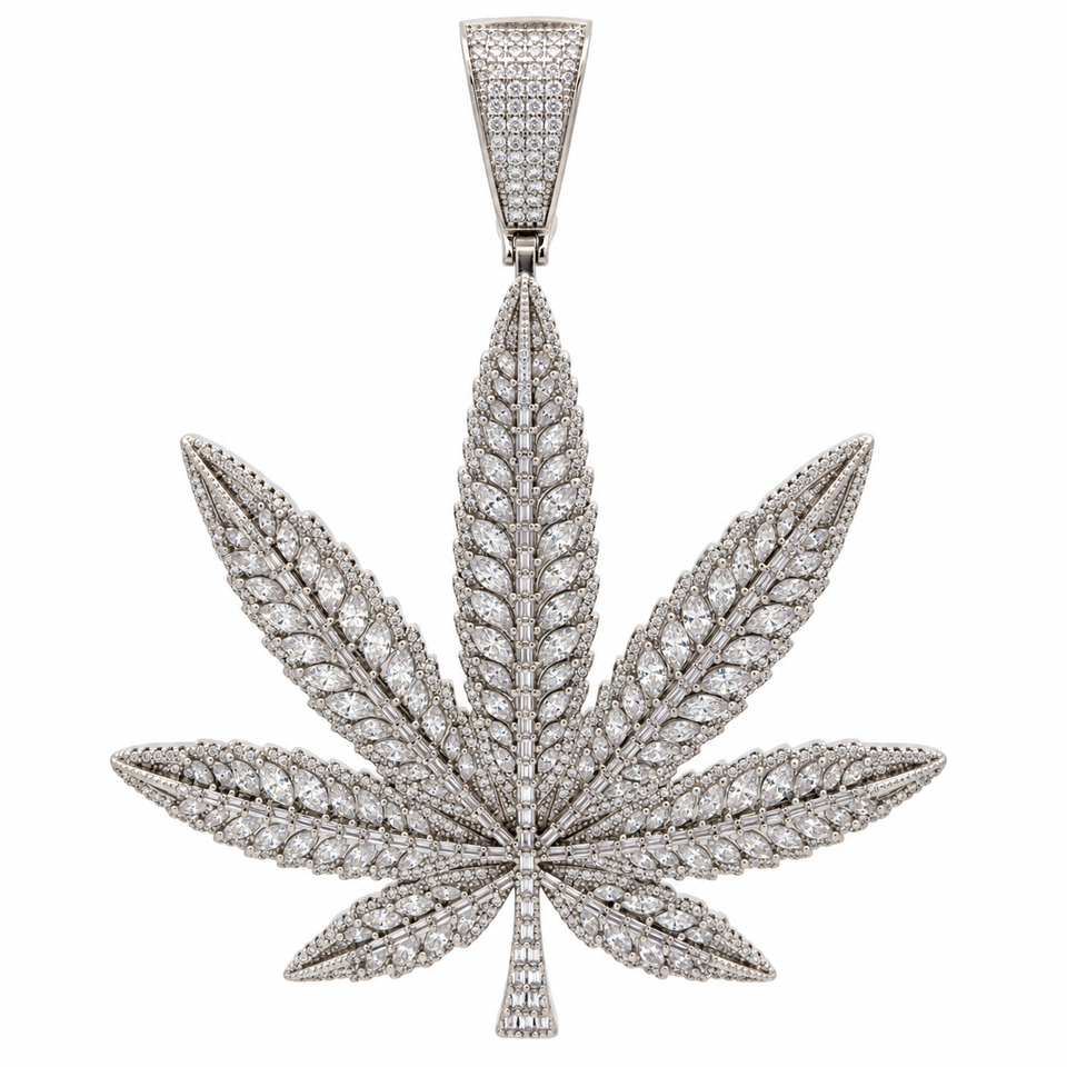 916981 | Brass Rhodium Pendant