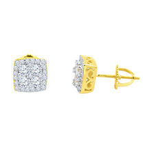 SQUARE STUD MOISSANITE EARRINGS  | 994651