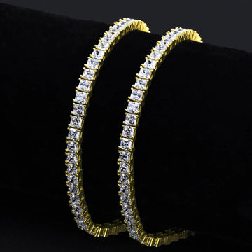 9312182 | Steel Tennis Moissanite Gold Chain
