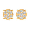 LARK 10K GOLD MOISSANITE EARRINGS I 980092