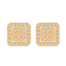 CLANNISH 10K GOLD MOISSANITE EARRINGS I 980032