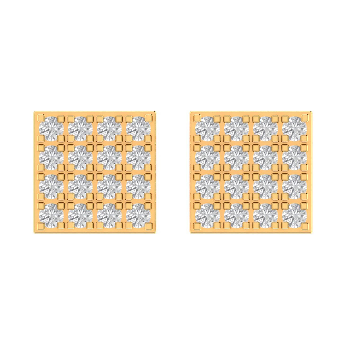 COY 10K GOLD MOISSANITE EARRINGS I 980082