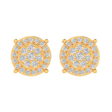 SWANK 10K GOLD MOISSANITE EARRINGS I 980022